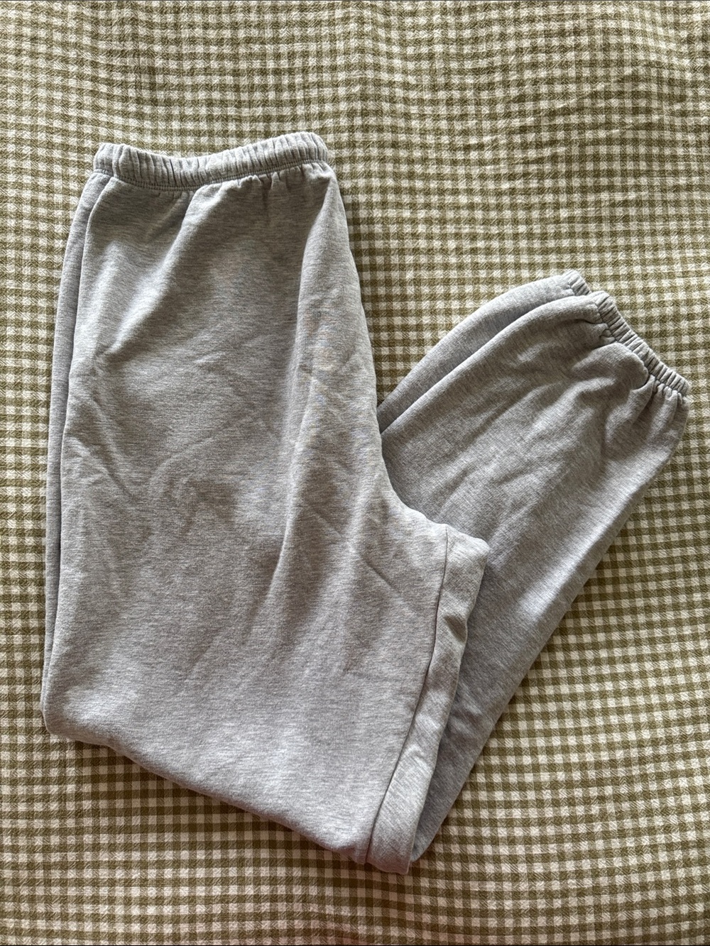 aerie Offline Light Gray Cozy Fleece Joggers